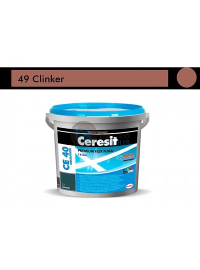Elastingas plytelių siūlių glaistas CE40, Clinker, 5 kg
