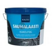 Elastingas plytelių siūlių glaistas Kiilto, Juodas, 3 kg