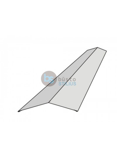 Kraigas trikampis A140 mm, RAL 7011-grafito