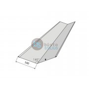 Viršutinė įlaja A=140 mm RAL 9005-juoda