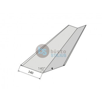 Viršutinė įlaja A=140 mm RAL 7011-grafito