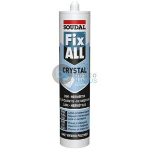 Klijuojantis hermetikas FIX ALL CRYSTAL, 290 ml