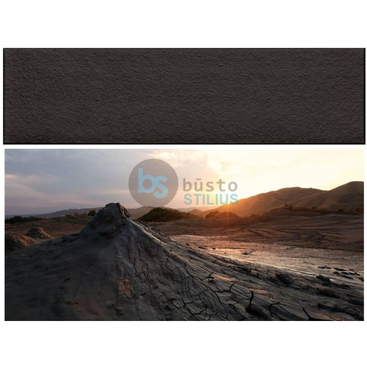 Klinkerio plytelė Volcanic black Kaina už pak.