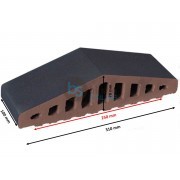 Tvoros elementas 310/250x100x78 Antracitas