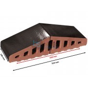 Tvoros elementas 310/250x100x78 Juodas