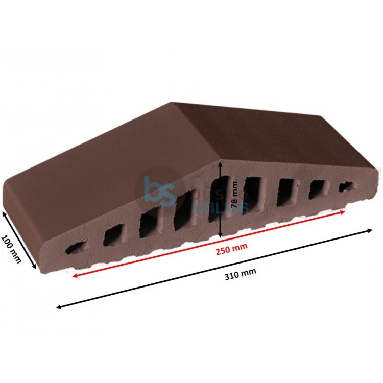 Tvoros elementas 310/250x100x78 Rudas