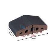 Tvoros elementas 180/120x100x58 Antracitas