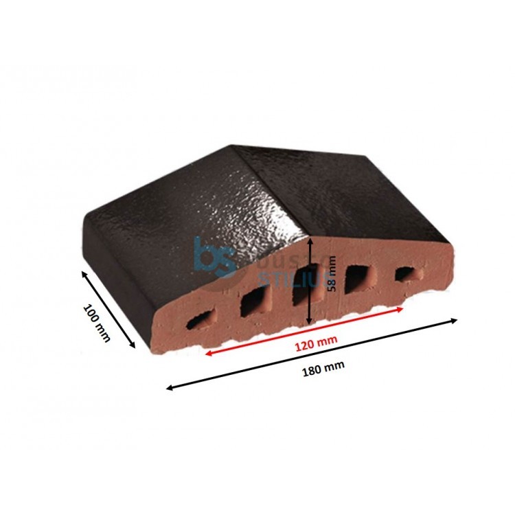 Tvoros elementas 180/120x100x58 Juodas