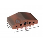 Tvoros elementas 180/120x100x58 Rudas su šešėliu