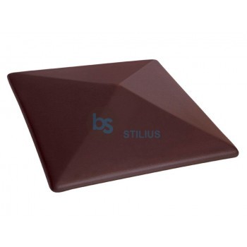 Klinkerinis tvoros stogelis 310x310x80 Bordo