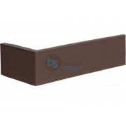 Klinkerio kampinė plytelė Natural brown Kaina už vnt.