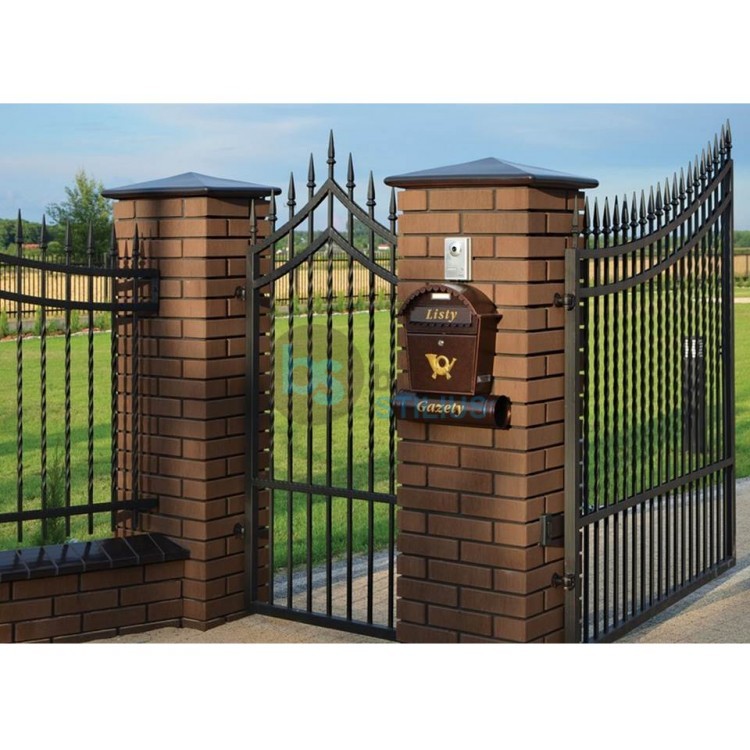 Klinkerinis tvoros stogelis 310x445x90 Juodas