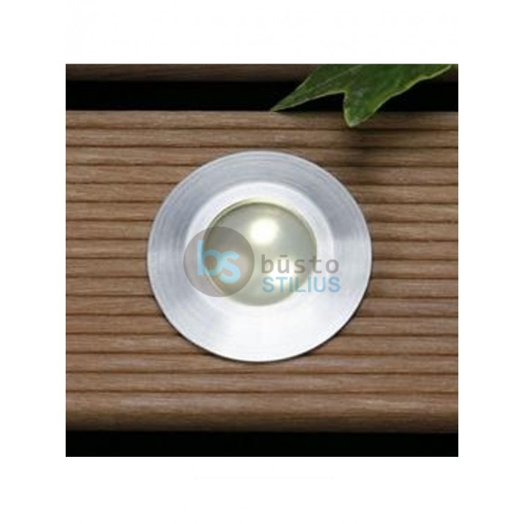 Įleidžiamas LED šviestuvas Alpha 0,5W balta